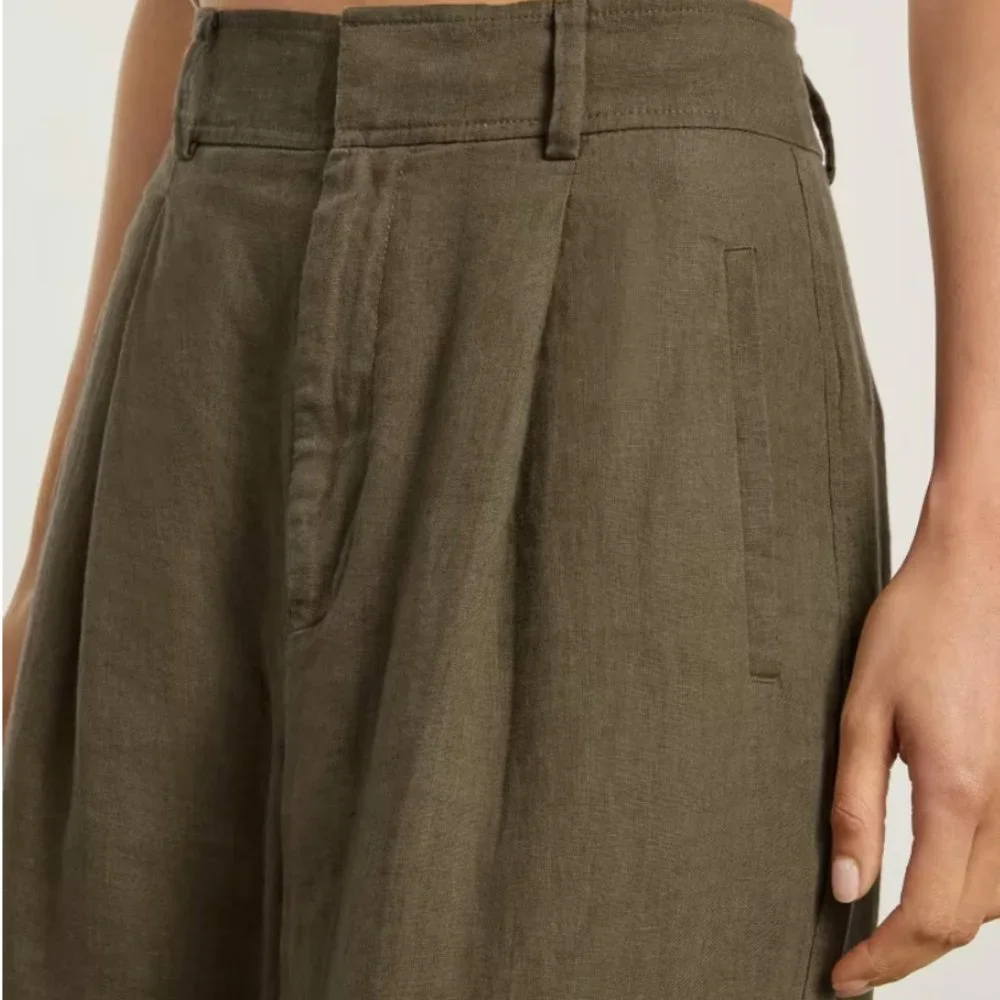 Everlane Linen Way-High Drape Pant